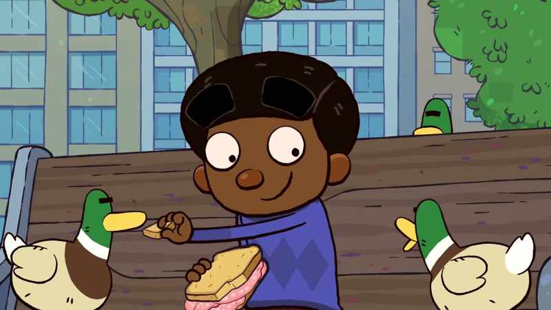 Do you want a bite of my sandwich? [chuckles]