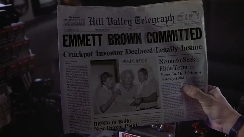 Doc! Doc! That newspaper changed