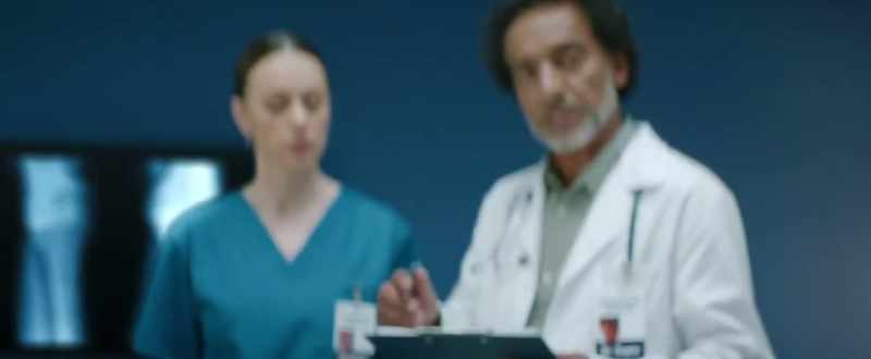 [doctor] She is fine Mr. Hawkes. She is at home, resting