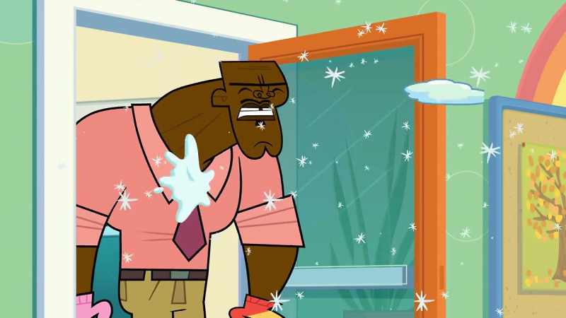 Does any-- (Snowball thuds)