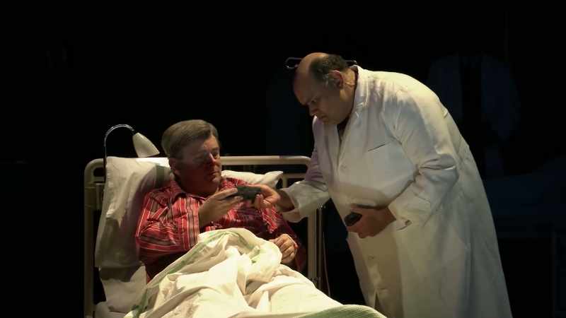Does that sort of count? - Mind if I check your stitches?