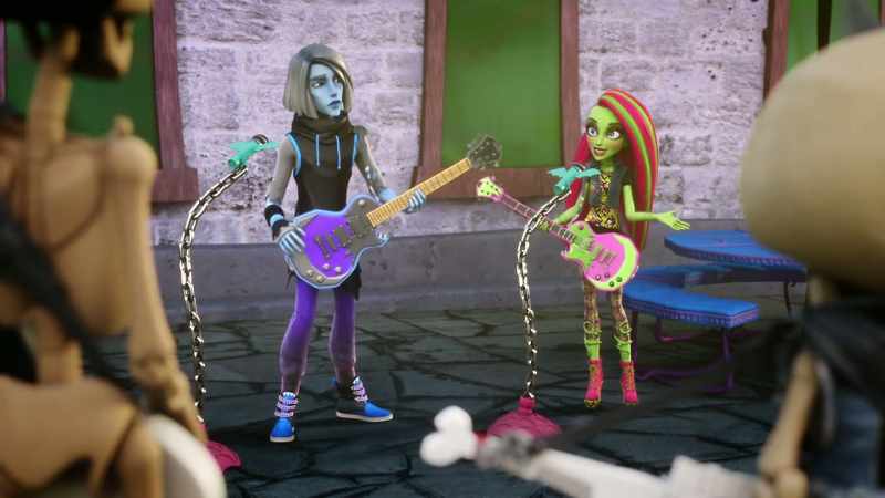 Doesn't it make more sense for a monster band to play goth rock?