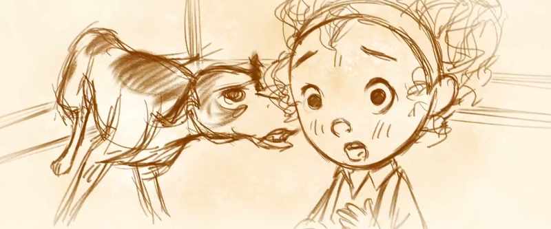 [dog barking]
