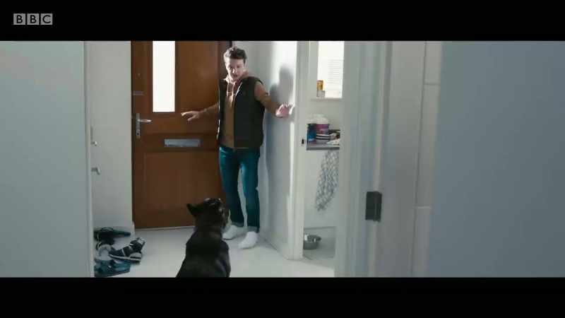 DOG BARKS AND SNARLS