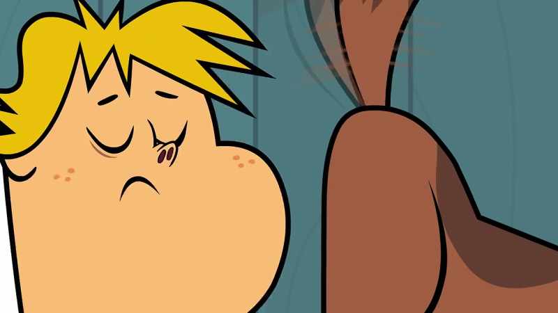(Dog whines) - (Sniffs)