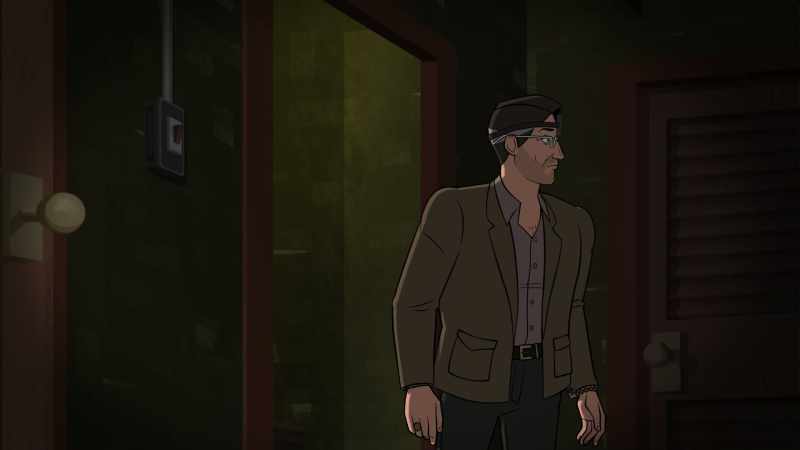 Dog with bucket hat: Brian, brian! [ Pounding on door ]