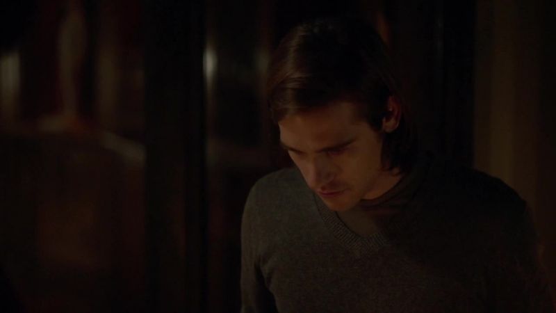 [dog yelps, thud]
