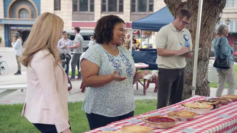 Doing a big pie exposé, huh? - Oh, Millbank's a small town