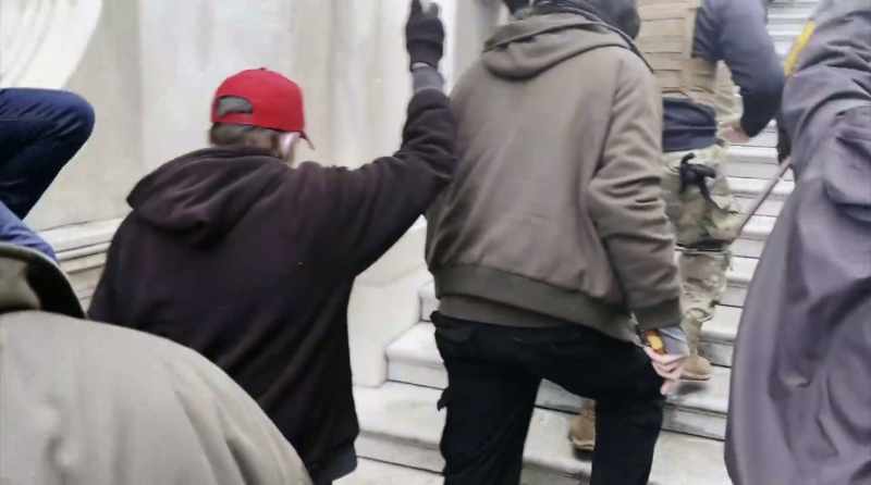 Dominic Box: As I'm going up the scaffolding