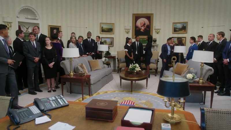 DONALD: AHEM. YOU'RE ALL HERE?