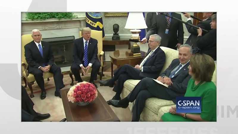 DONALD TRUMP SAT DOWN WITH CHUCK