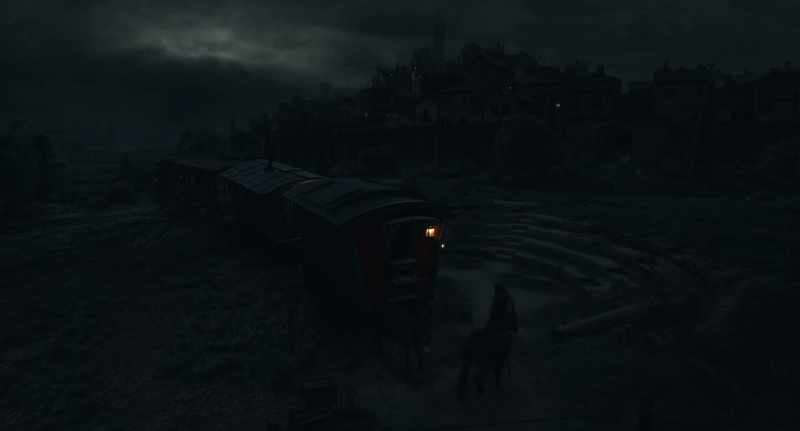 (DONKEY BRAYING) -(THUNDER RUMBLING)