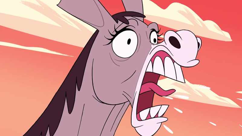 [ Donkey brays ]