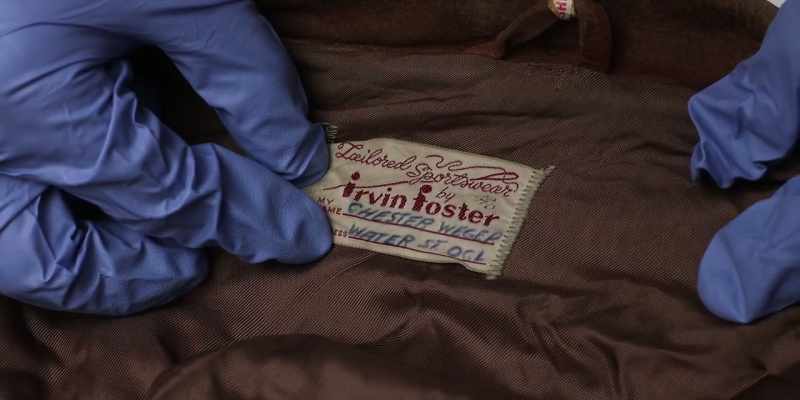 Donna: The blood on the jacket was