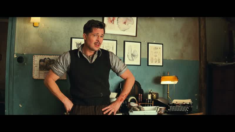 Donowitz speaks second most, so he'll be your Italian cameraman