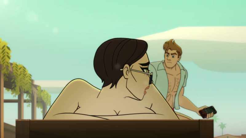 Don't answer it. Wait, was your phone in your Speedo? How did you