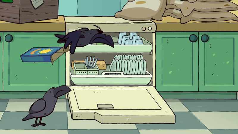 Don't do that! - [crows cawing]
