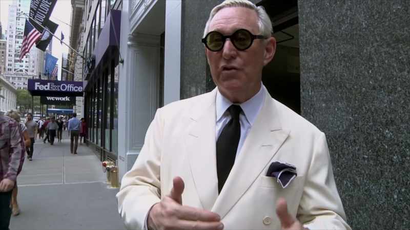 Don't... don't confuse him with the real Roger Stone