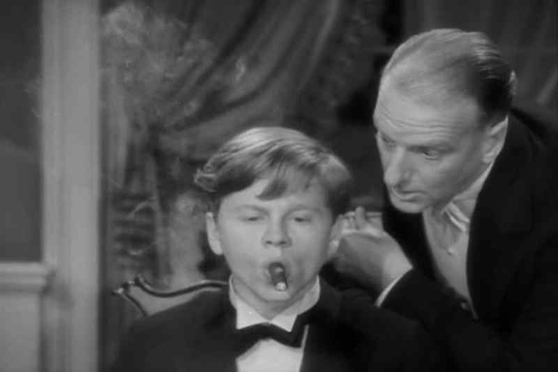 Don't draw the cigar smoke in, Mr. Moran