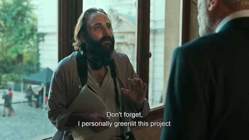 Don't forget, I personally greenlit this project