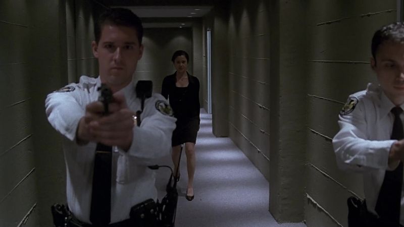 Don't get in my way. - External security is in position