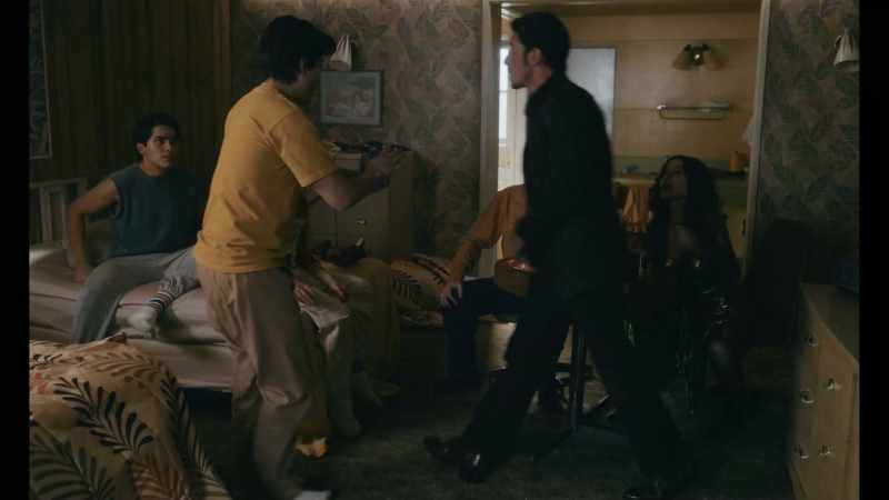 Don't hurt her, please... -Sit the fuck down and shut up