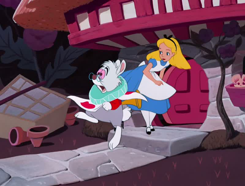 "Why, Mary Ann! What are you doing out here? Mary Ann? Don't just do ...