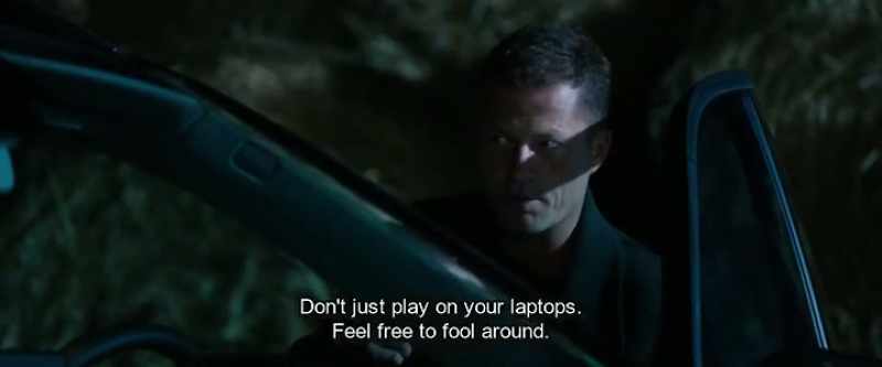 Don't just play on your laptops. Feel free to fool around