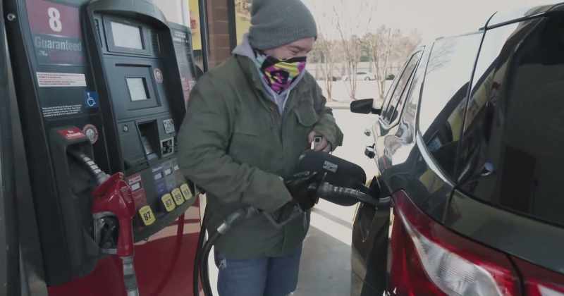 Don't mind me I'm just getting some gas