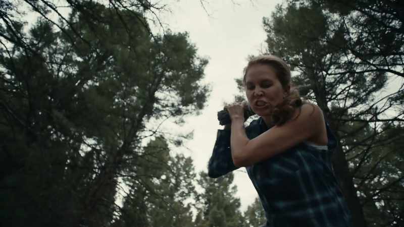 Don't move or I will gladly put this branch through your skull