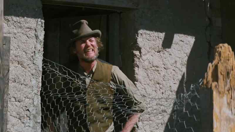 Don't run them chickens in this hot sun, boy!