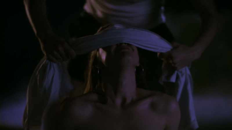 Don't even think about taking this blindfold off