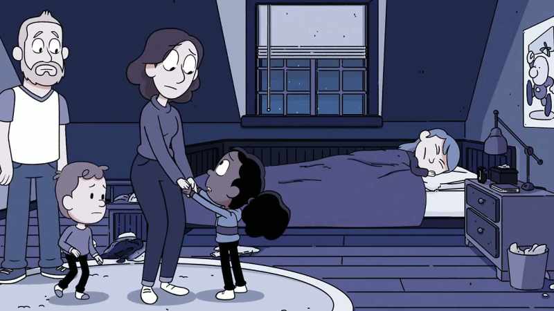 Don't wake Hilda, or else David will keep having nightmares