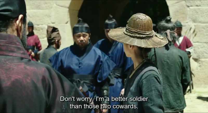 Don't worry. I'm a better soldier than those two cowards