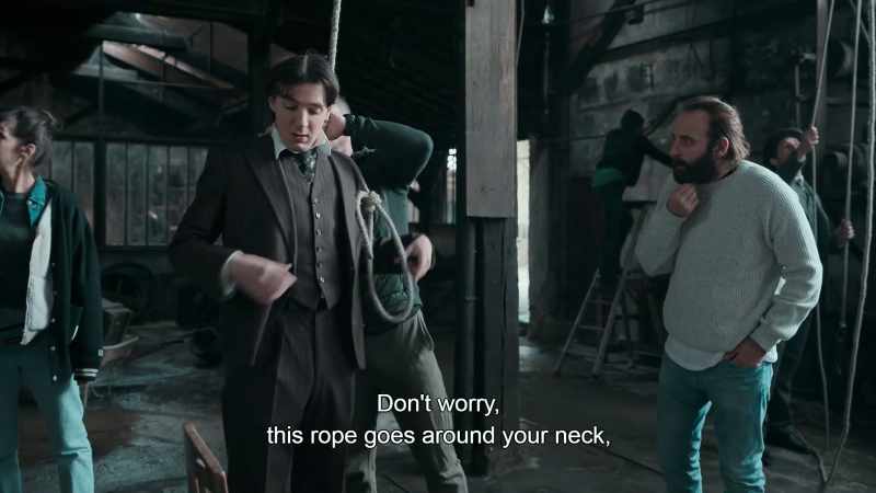 Don't worry, this rope goes around your neck