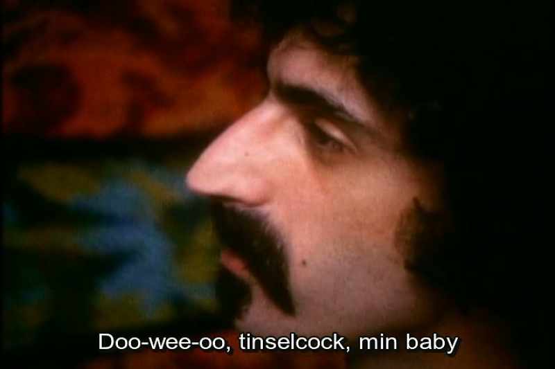 Doo-wee-oo, tinselcock, my baby