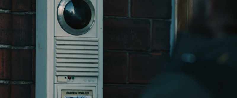 [door bell ringing]