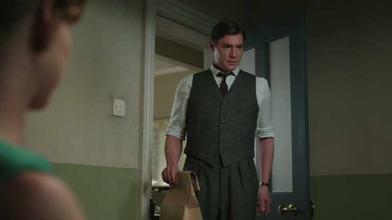 [door clicking open]