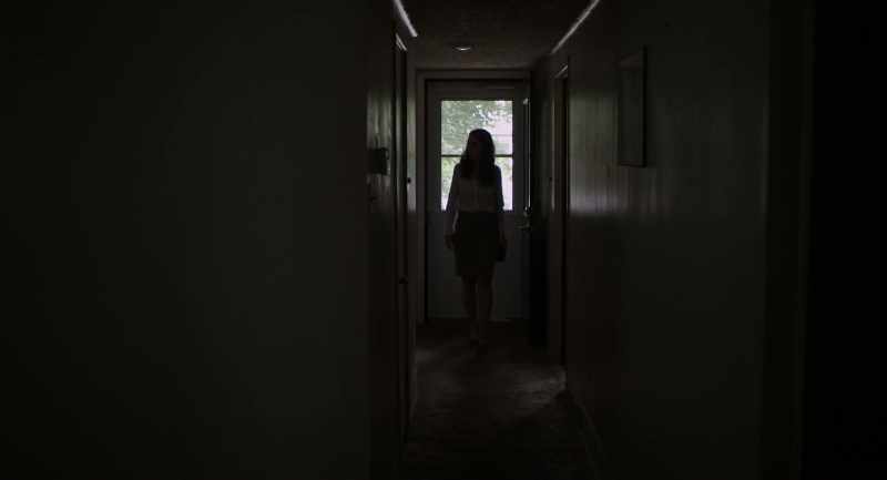 [door closes] [brooding piano music]