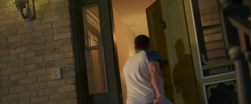 (door creaking)