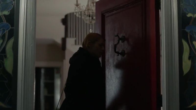 [door creaking]