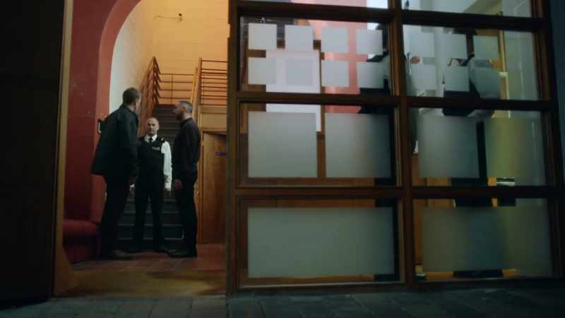 (door creaking)