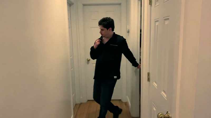 (door creaking)