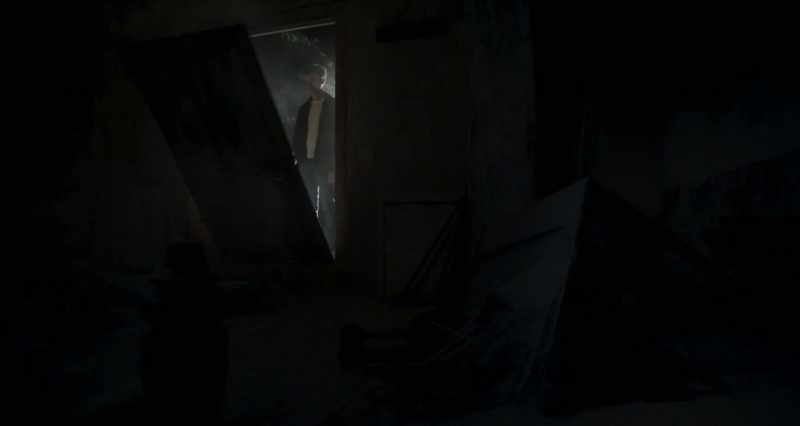 (door creaking)