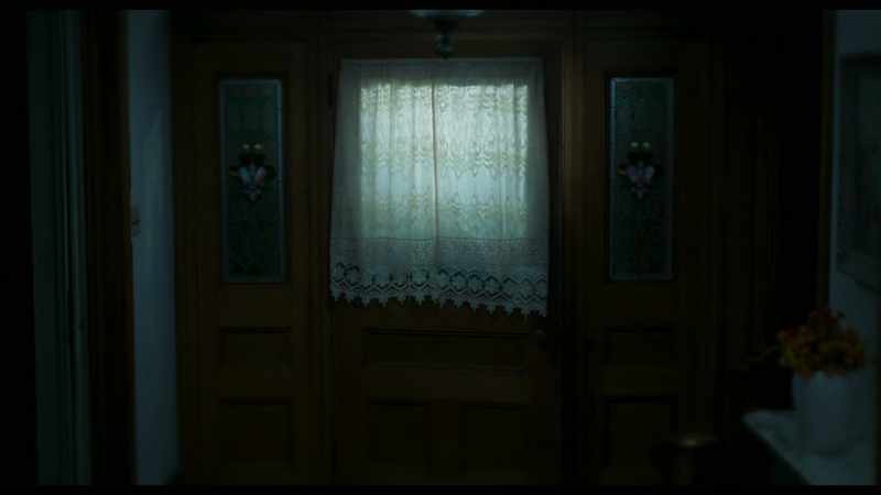 [door creaks open]