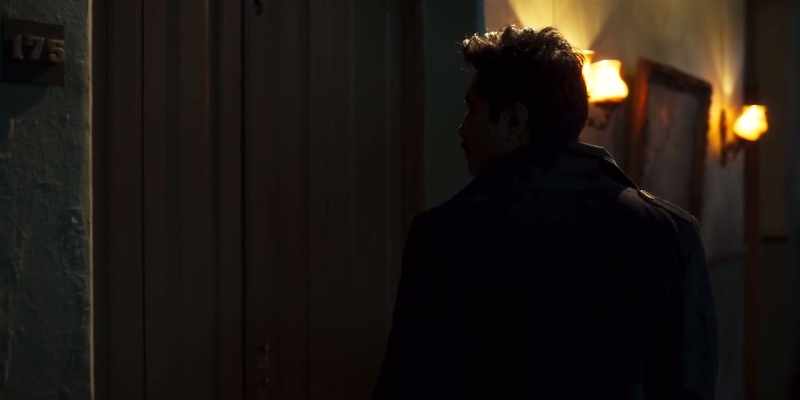 [door creaks]