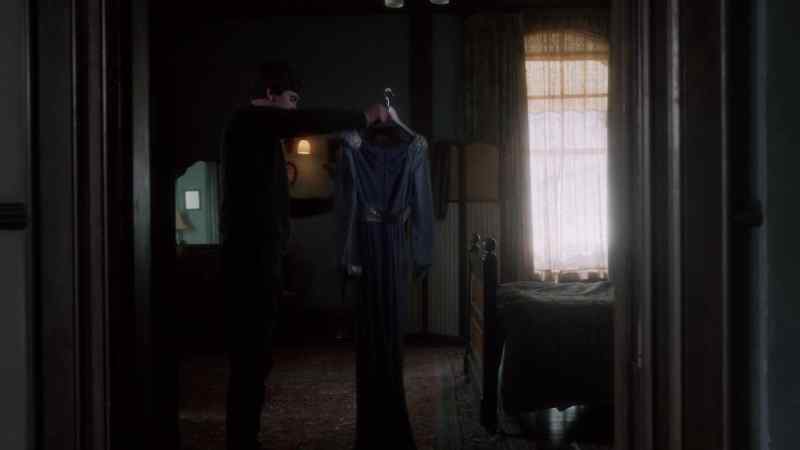 [door creaks and thuds]