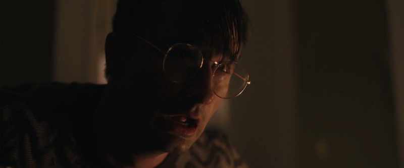 (door hinge creaking)
