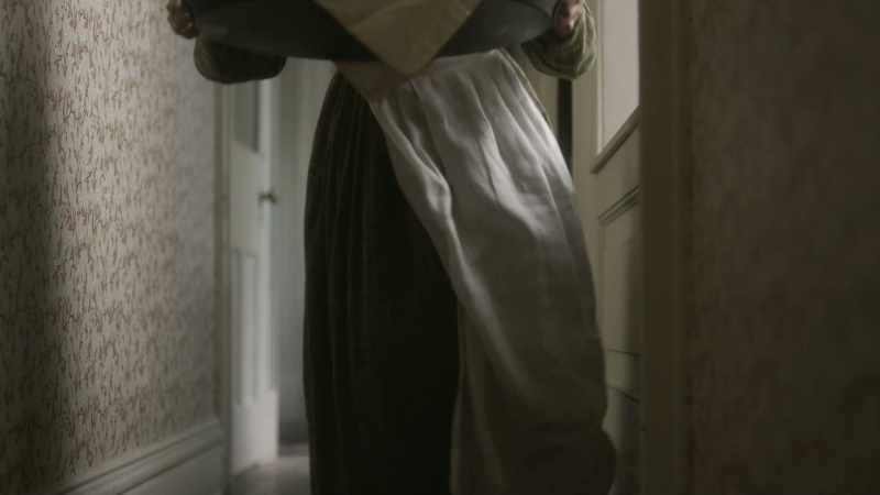 (DOOR LATCH CLATTERING) GEORGE: Grace. Open the door