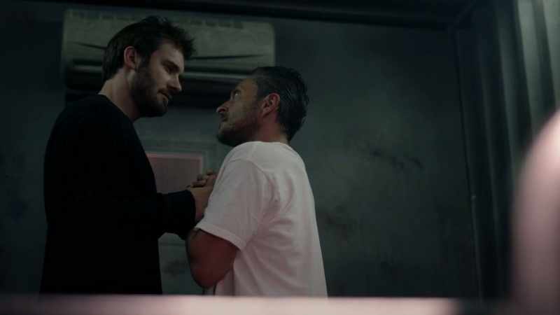 [door latching shut]